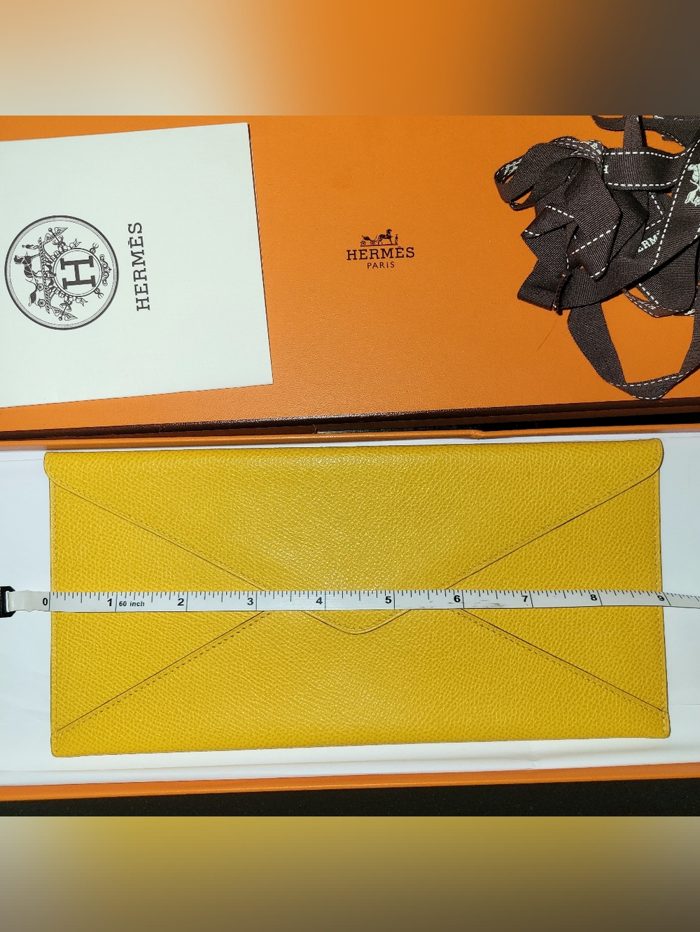 HERMES Large Envelope Clutch - Picture 8 of 9